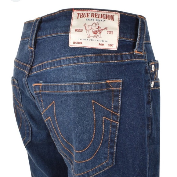 True Religion NWT Men's Rocco Jeans in Dark Roper Wash 34